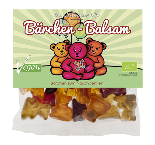 UniBärsum Bärchen "Balsam" - vegane Bio Gummibärchen